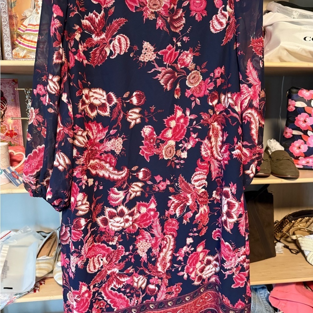 Vince Camuto Floral Print Dress | Size 10 | NWOT - Picture 6 of 6
